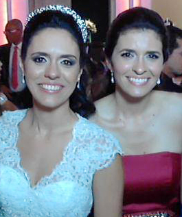 Sílvia (à esq) e Luciana (direita)