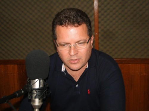 Fabiano Aurich visita a 93FM. Foto: Blog Marcos Frahm