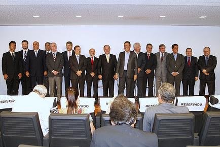 Foram apresentados 11 secretários. Foto: Mateus Pereira