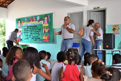 Ação ocorreu em escola do bairro Curral Novo