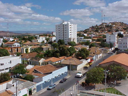 Imagem da área central de Guanambi