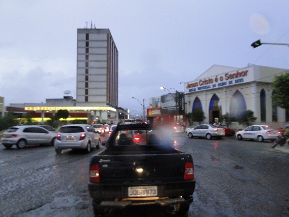Quinta-feira chuvosa em Jequié. Foto: Blog Marcos Frahm