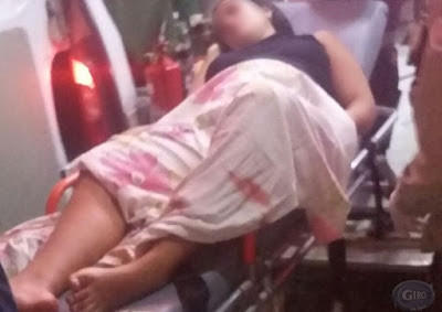 Grávida foi levada ao hospital. Foto: Reprodução/Giro em Ipiaú