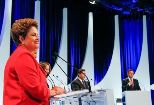 Dilma indagou Marina sobre o pré Sal. Foto: Reprodução/SBT