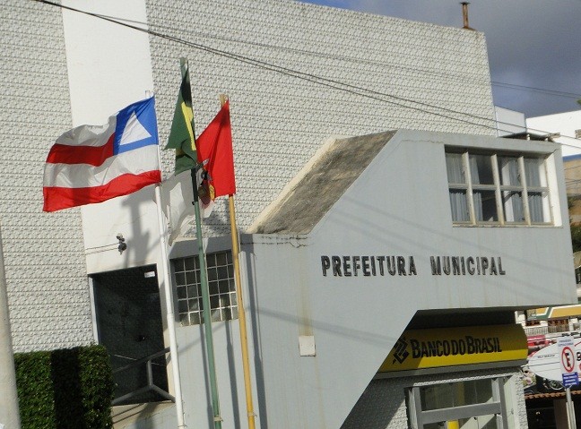 Prefeitura Municipal de Jaguaquara. Foto: Blog Marcos Frahm