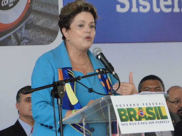 Dilma se manifestou na rede social. Foto: Blog Marcos Frahm