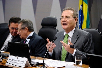 Presidente Renan Calheiros. Foto: Moreira Mariz/Agência Senado