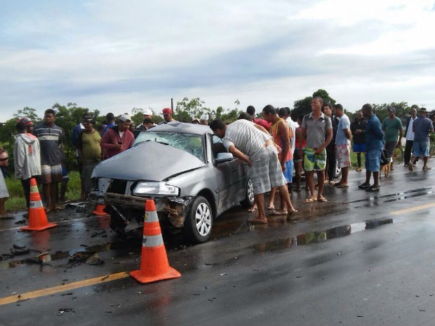 Vítimas estavam num carro model Gol. Foto: Reprodução