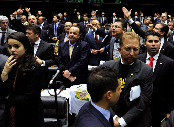 Sessão acabou na madrugada. Foto: Luis Macedo / Câmara dos Deputados
