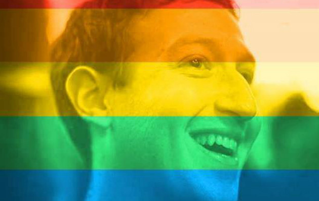 Zuckerberg coloriu perfil. Foto: Reprodução