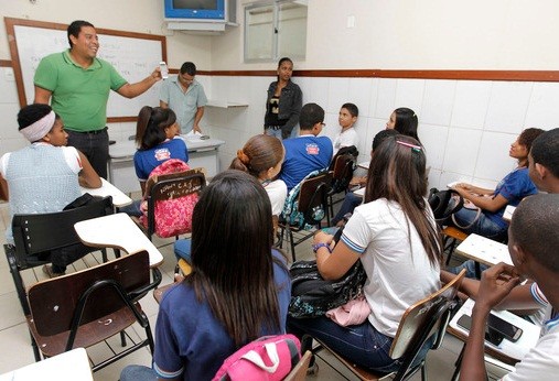 Aplicativo é utilizado em sala de aula. Foto: Elói Corrêa / Secom