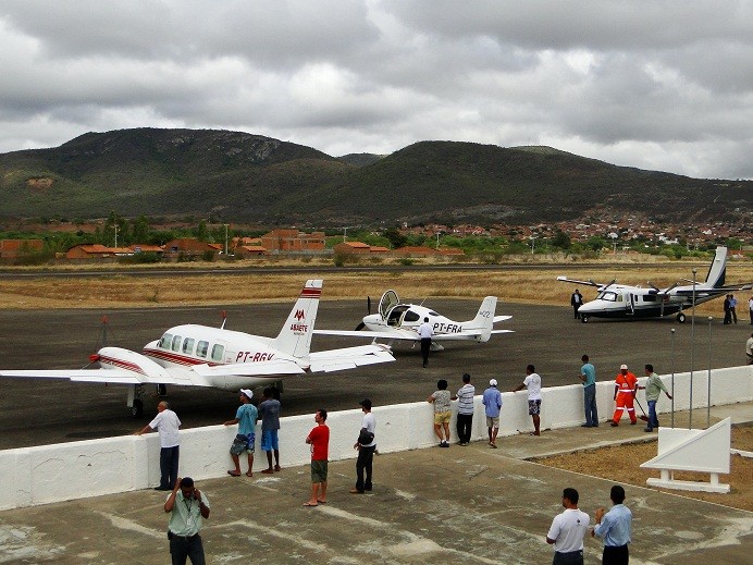 Aeroporto Vicente Grilo. Foto: Blog Marcos Frahm