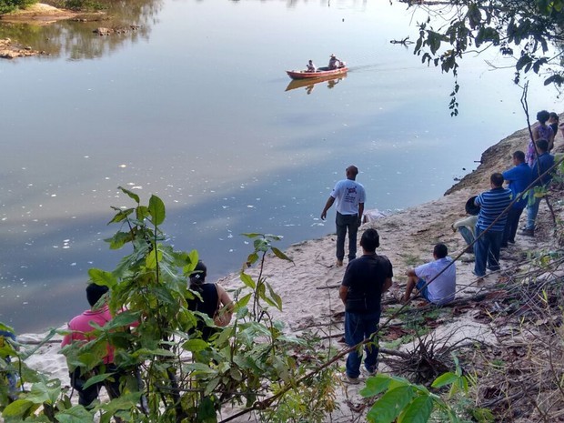 Um corpo não foi encontrado. Foto: Patrícia Goes/Rede Amazônica RO