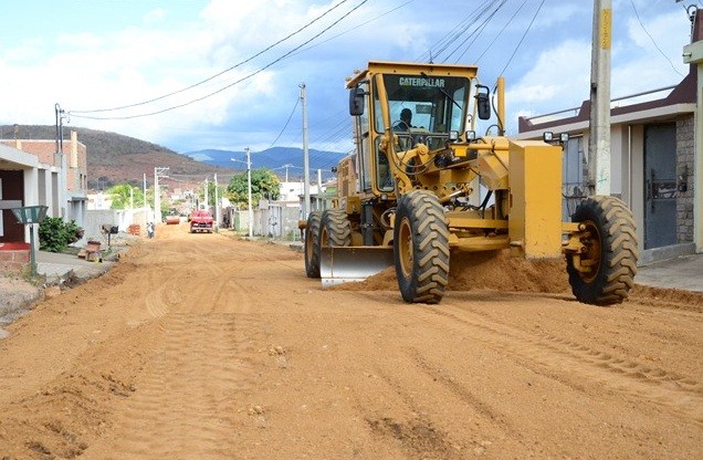 Três avenidas serão asfaltadas. Foto: Divulgação