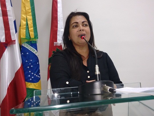 Vereadora Jacilene Silva. Foto: Blog Marcos Frahm