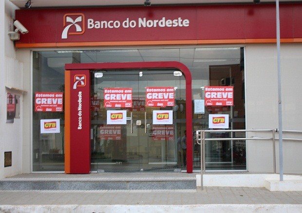 Bancos seguem fechados em Jaguaquara. Foto: Blog Marcos Frahm