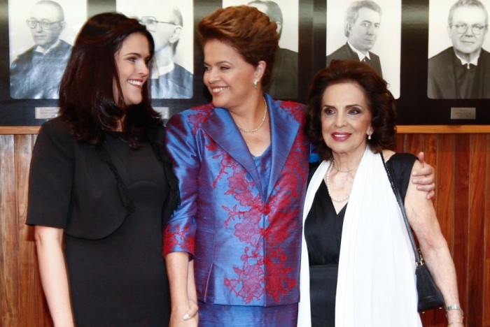 Dilma Jane, de 91 anos, passou mal. Foto: Reprodução
