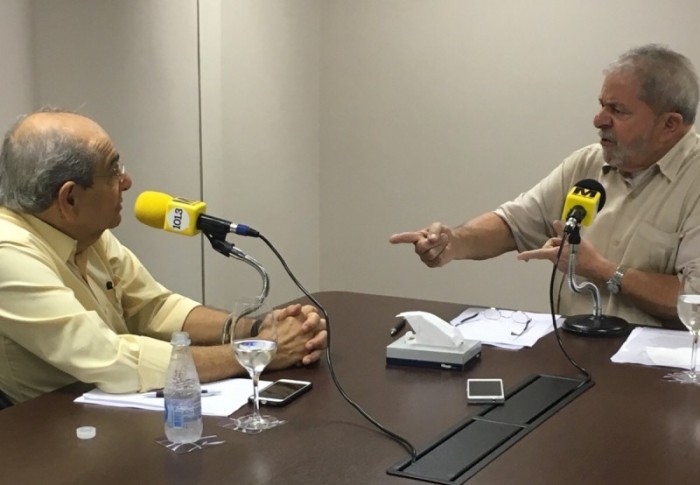 Lula concede entrevista a Mário Kertész. Foto: Reprodução