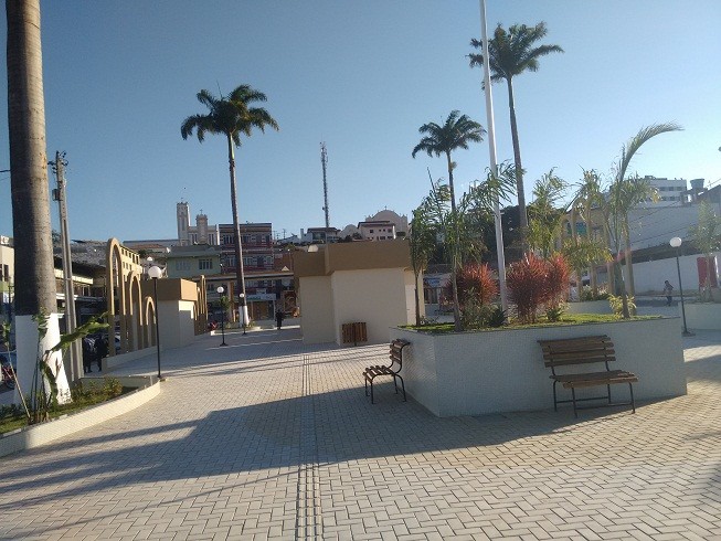 Nova Praça de Jaguaquara. Foto: Blog Marcos Frahm
