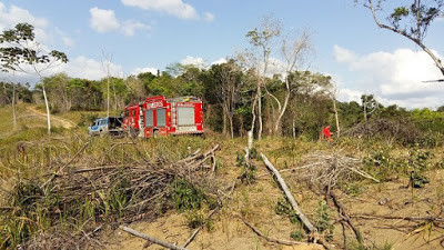 Corpo foi enterrado em cova rasa, em local de difícil acesso