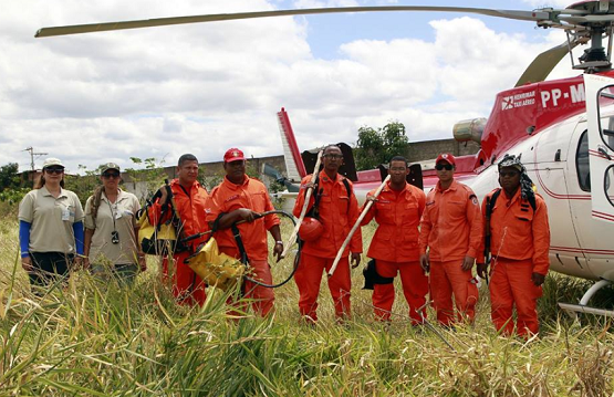 Governo reforça combate a incêndios na Chapada. Foto: Divulgação