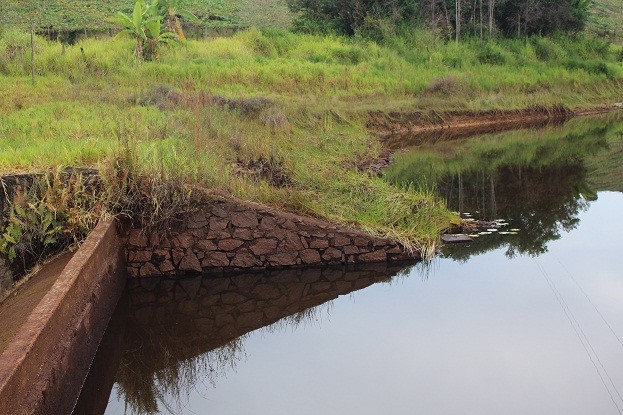 Nível da Barragem do Baixão diminuiu. Fotos: Blog Marcos Frahm