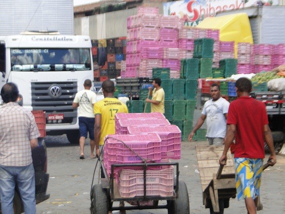 Imagem da área interna da Ceasa