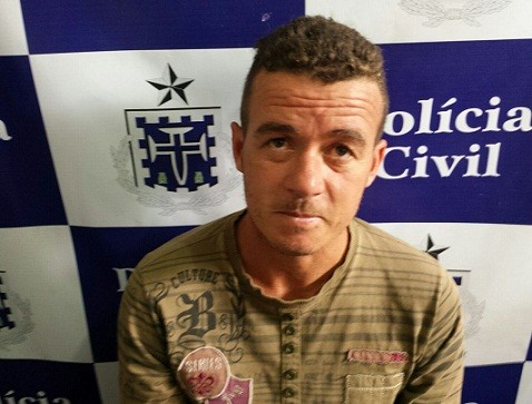 Alessandro, ''Teté'', preso. Foto: Divulgação / Polícia Civil