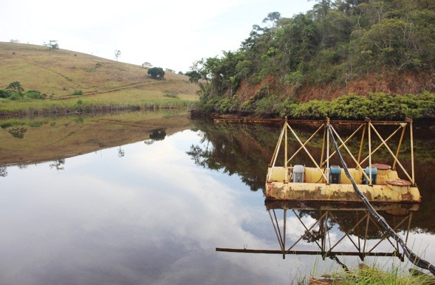 Água é captada na Barragem do Baixão. Foto: Blog Marcos Frahm