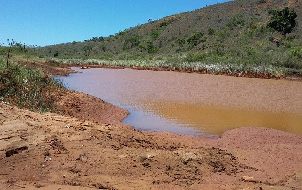 Nível da barragem é preocupante. Foto: Ed Santos