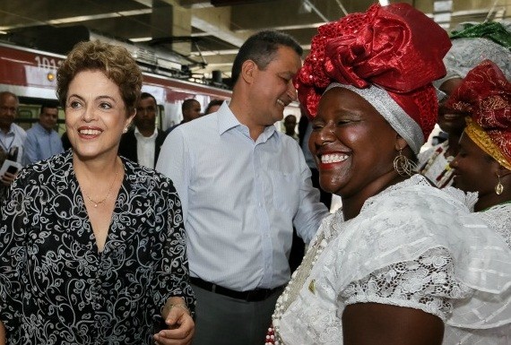 Dilma Rousseff visita Salvador. Foto: Roberto Stuckert Filho/PR