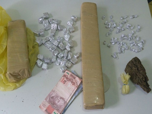 Drogas foram apreendidas na operação. Foto: Divulgação / Polícia Civil 4ª Coorpin