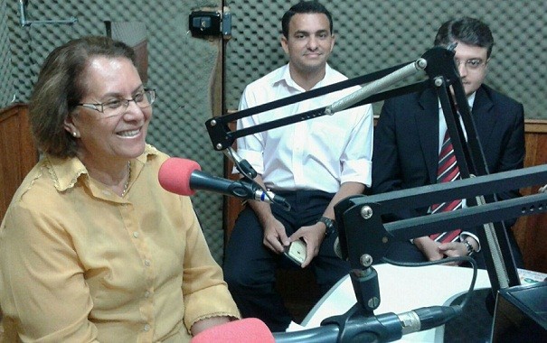 Tânia entrevista ao Jequié Urgente. Foto: Jean Karlos