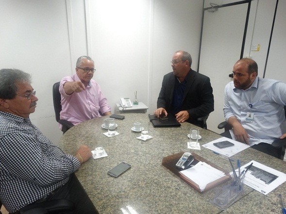 Secretário Josias recebe Giuliano Martinelli. Foto: Ascom serin