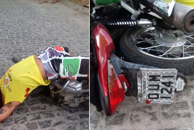 Mototaxista Marcelo foi assassinado. Foto: Leitor WhatsApp 