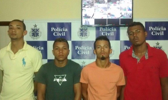 Os indivíduos foram presos após assaltos. Foto: Divulgação/Polícia 