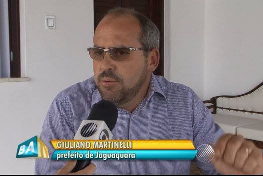 Giuliano fala sobre estragos na cidade. Foto: Reprodução/TV Sudoeste