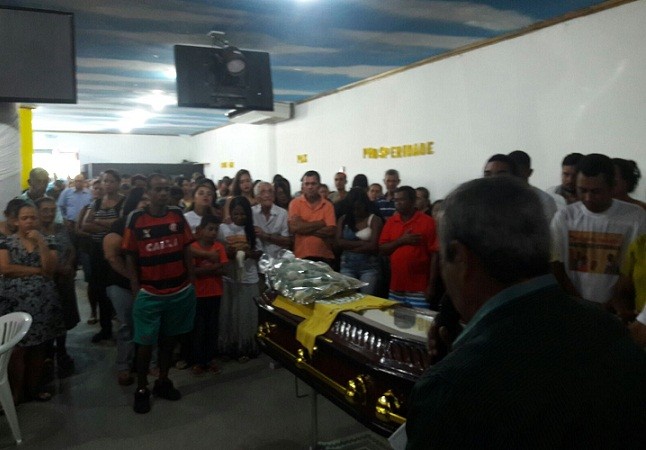 Corpo foi velado em Igreja evangélica 