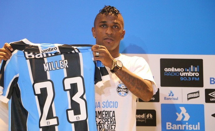 Bolaños vestirá a camisa 23 no Grêmio Foto: GloboEsporte