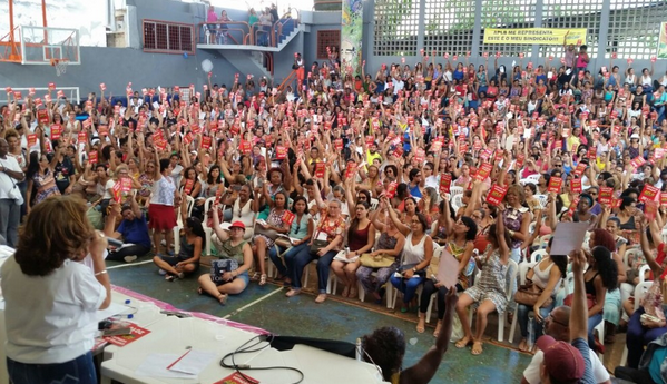 Professores estão em greve. Foto: Divulgação / APLB Sindicato