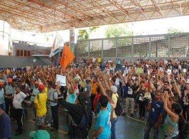 Servidores cruzam os braços. Foto: Divulgação/ SINDSEPS