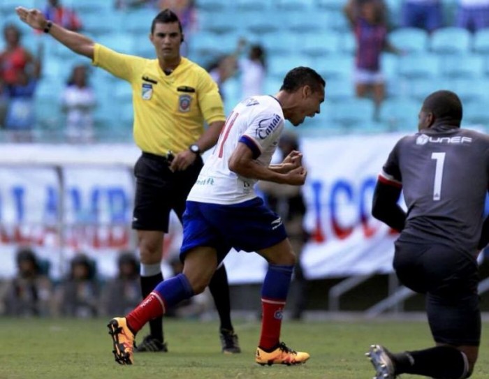 Edigar Júnior marcou os gols do Bahia. Foto: Galaticos Online