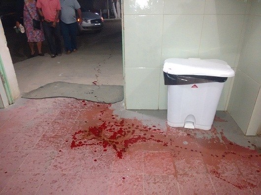 Vítimas chegaram sangrando no HMJ. Foto: Blog Marcos Frahm