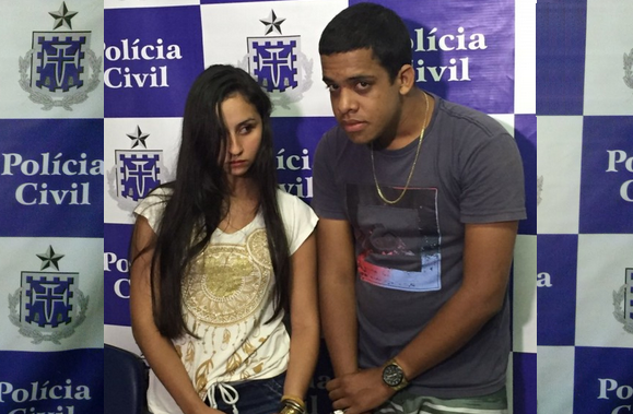Lenilton e Rafaela foram presos. Foto: Divulgação | Polícia