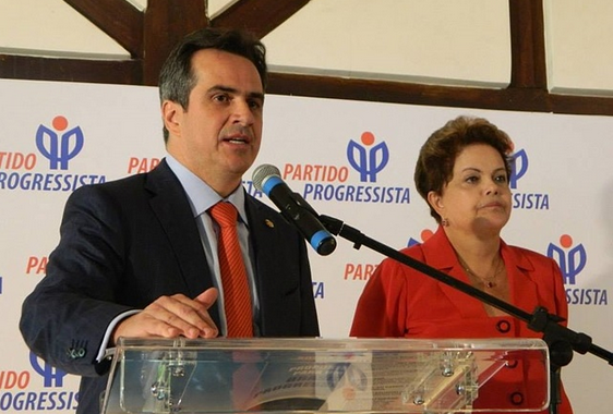 Presidente nacional do PP, Ciro Nogueira chegou 