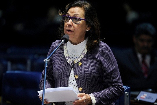 Lídice propõe CPI. Foto: Marcos Oliveira |Agência Senado