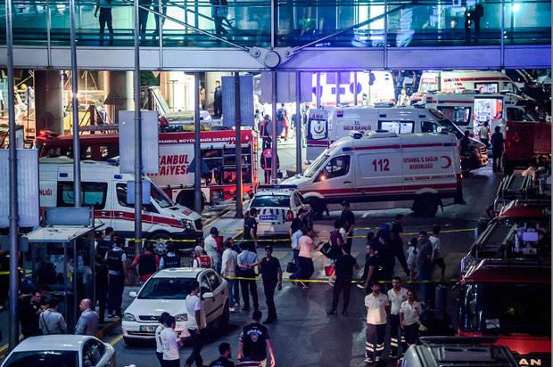 O ataque deixou 239 feridos na Turquia. Foto: AFP
