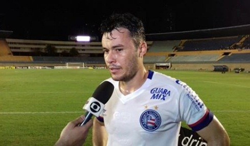 Renato Cajá marcou golaço. Foto: Esporte Clube Bahia
