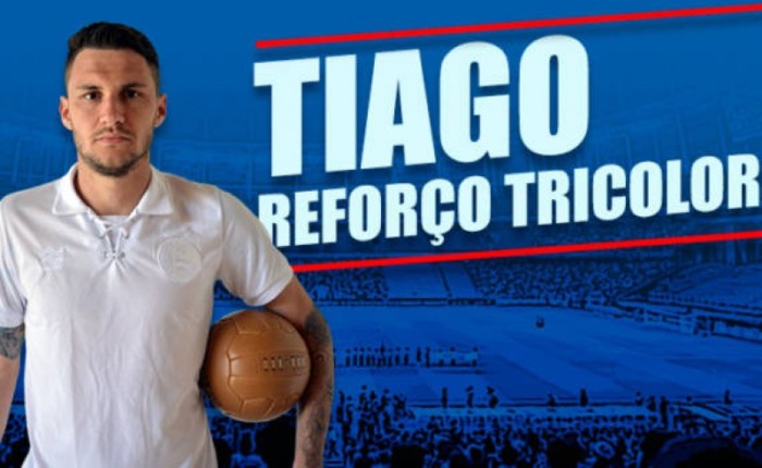 Zagueiro Tiago é o novo reforço do Bahia. Foto: Divulgação 