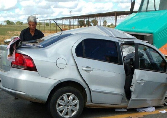 Vítima fatal dirigia um automóvel VW/Voyage. 